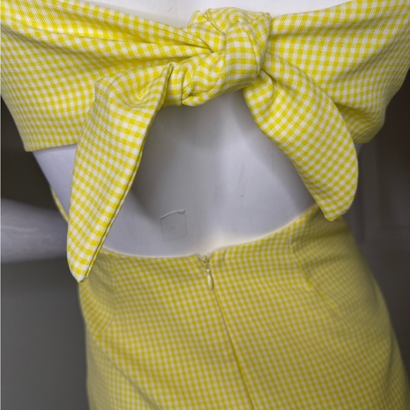 Yellow Bow-Back Dress - Picture 10 of 13